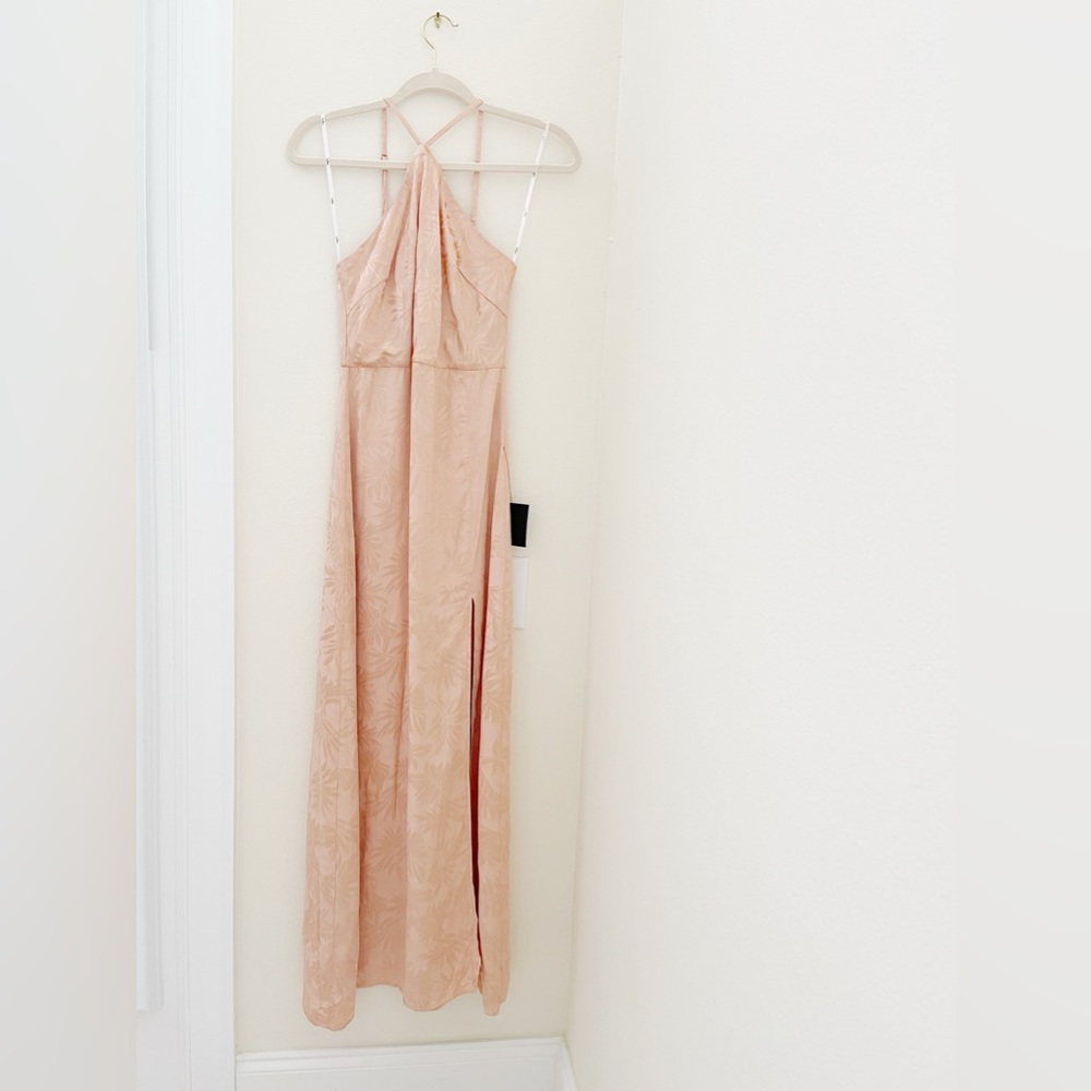Lulus Hawaiian Tropical Sunset Copper Dress — Summer Vacation